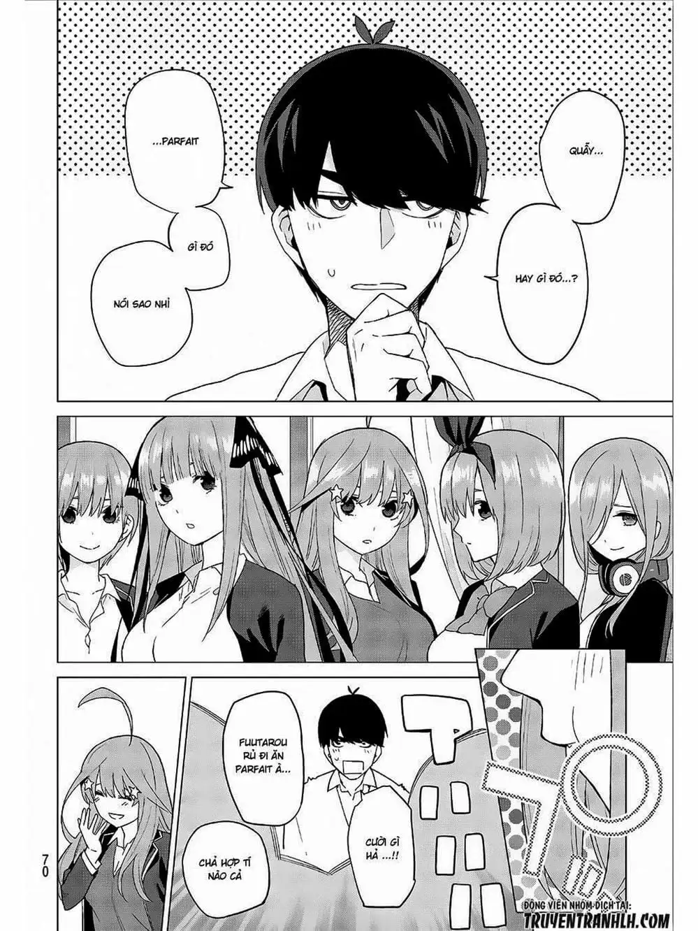 Truyện Tranh Nhà Có 5 Nàng Dâu - Gotoubun No Hanayome trang 6