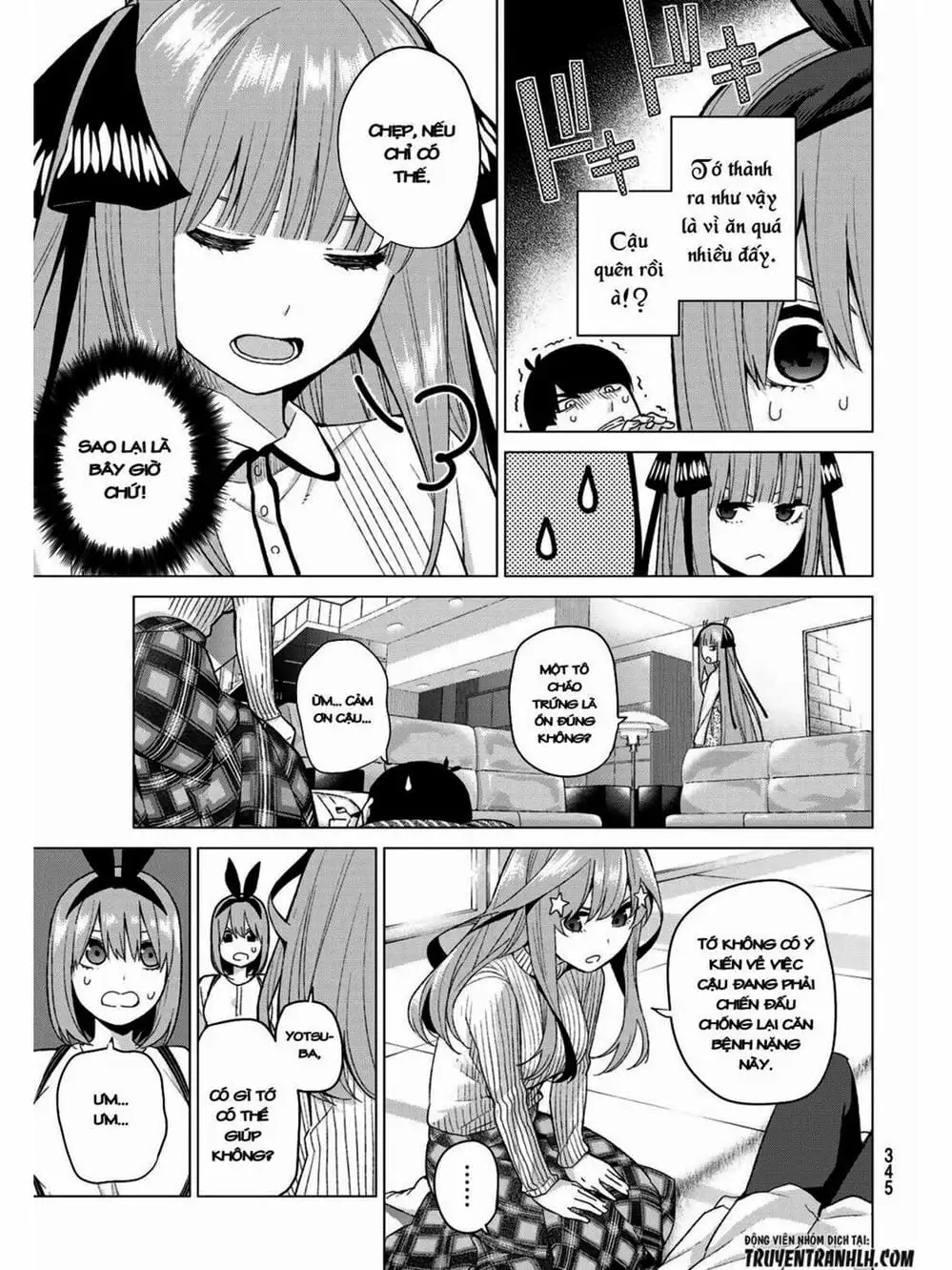 Truyện Tranh Nhà Có 5 Nàng Dâu - Gotoubun No Hanayome trang 6