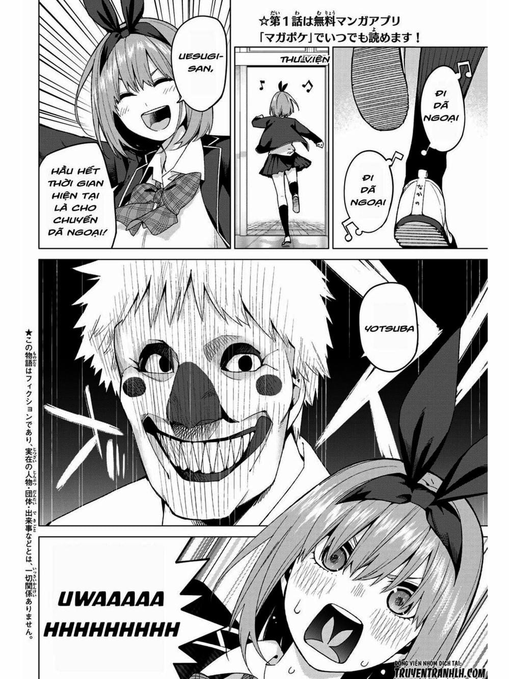 Truyện Tranh Nhà Có 5 Nàng Dâu - Gotoubun No Hanayome trang 6