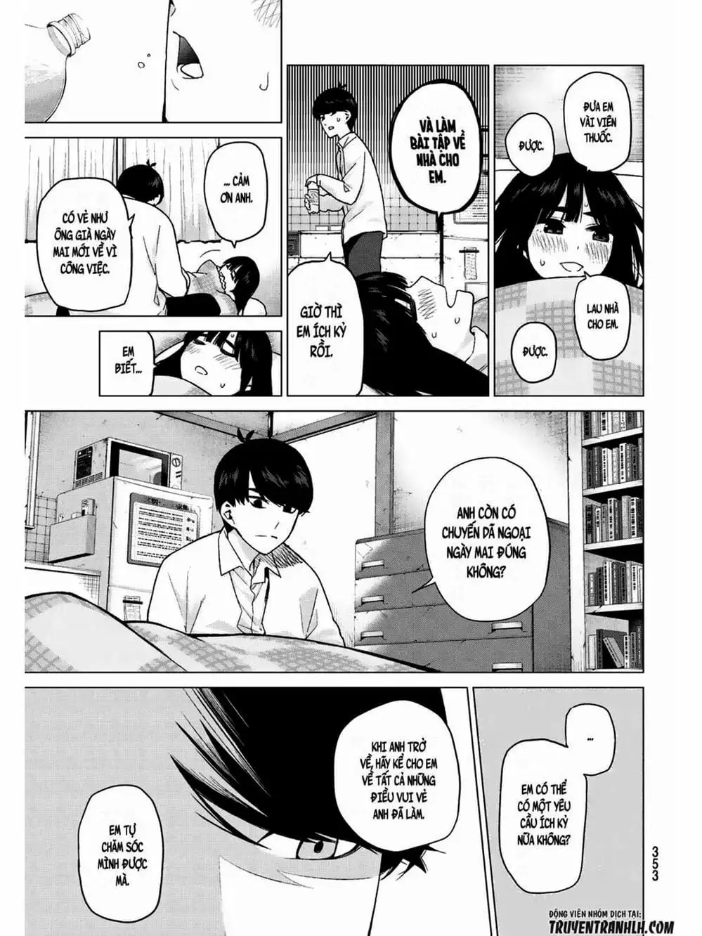 Truyện Tranh Nhà Có 5 Nàng Dâu - Gotoubun No Hanayome trang 6