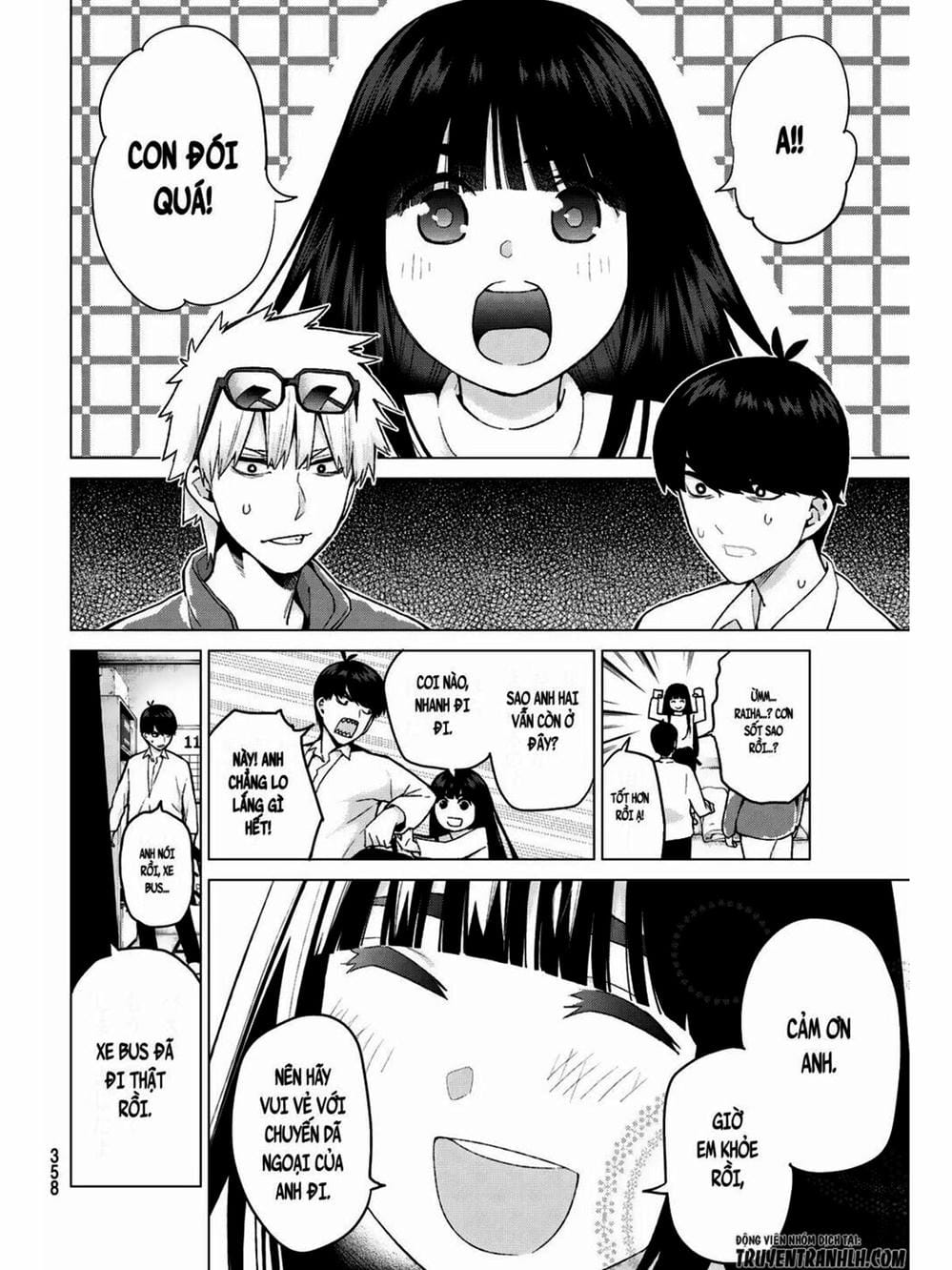 Truyện Tranh Nhà Có 5 Nàng Dâu - Gotoubun No Hanayome trang 6