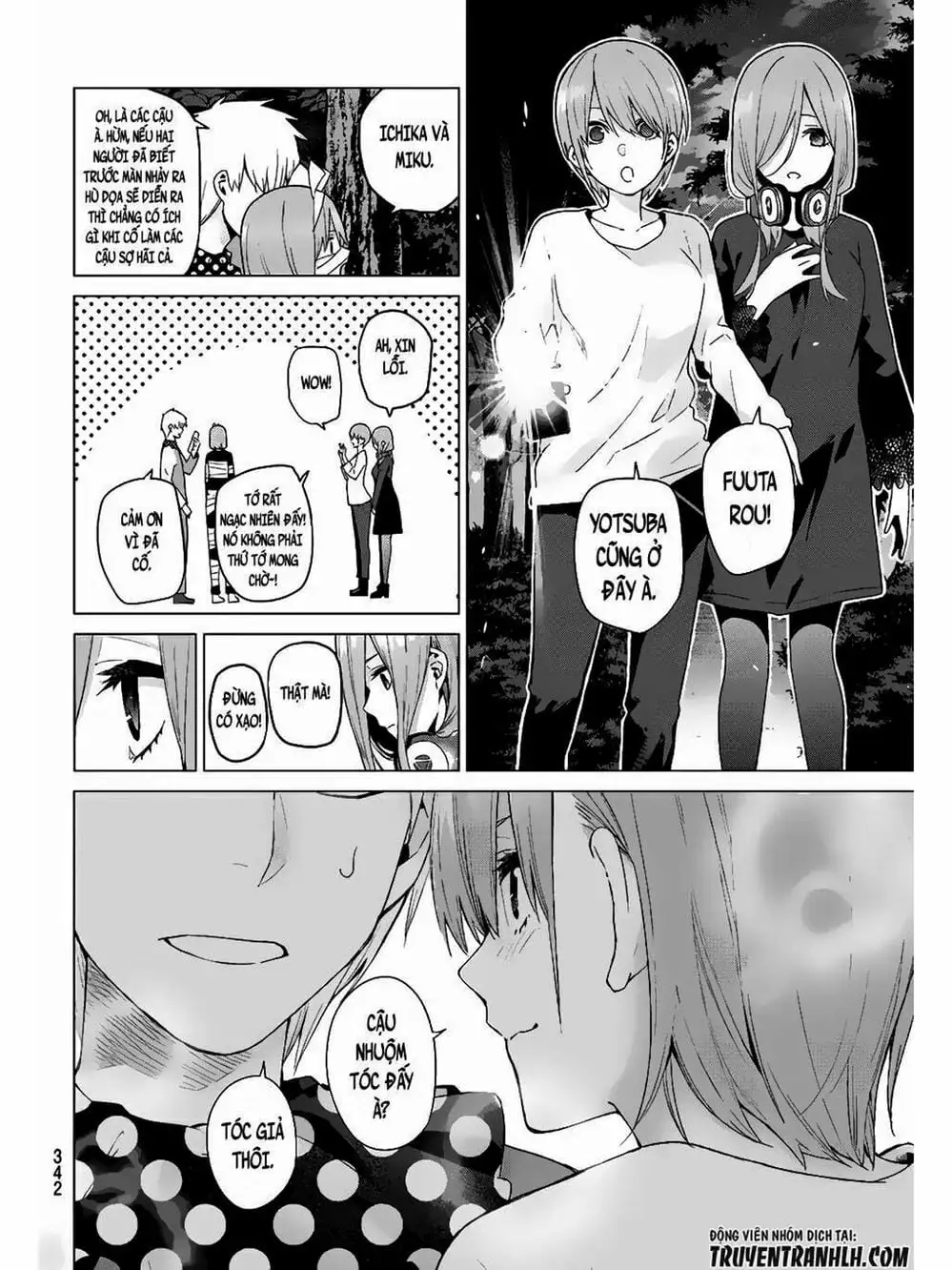 Truyện Tranh Nhà Có 5 Nàng Dâu - Gotoubun No Hanayome trang 6