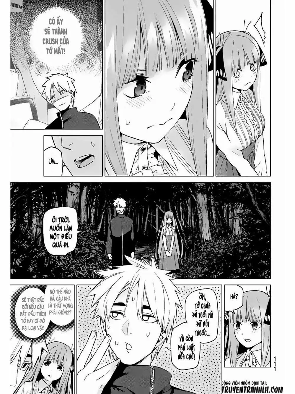 Truyện Tranh Nhà Có 5 Nàng Dâu - Gotoubun No Hanayome trang 6