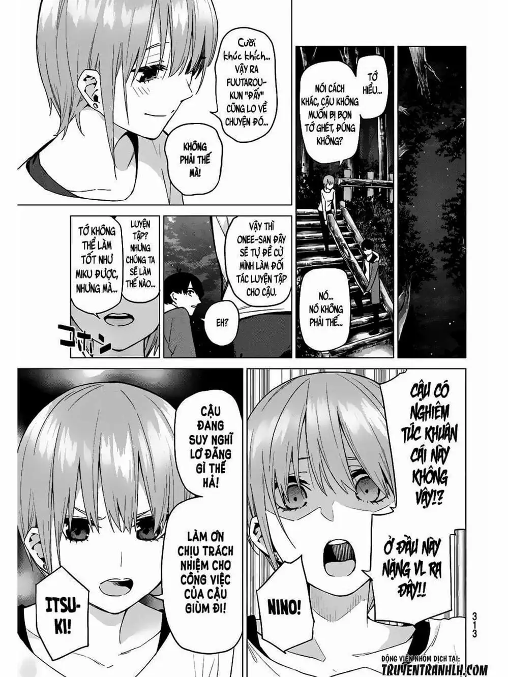 Truyện Tranh Nhà Có 5 Nàng Dâu - Gotoubun No Hanayome trang 6