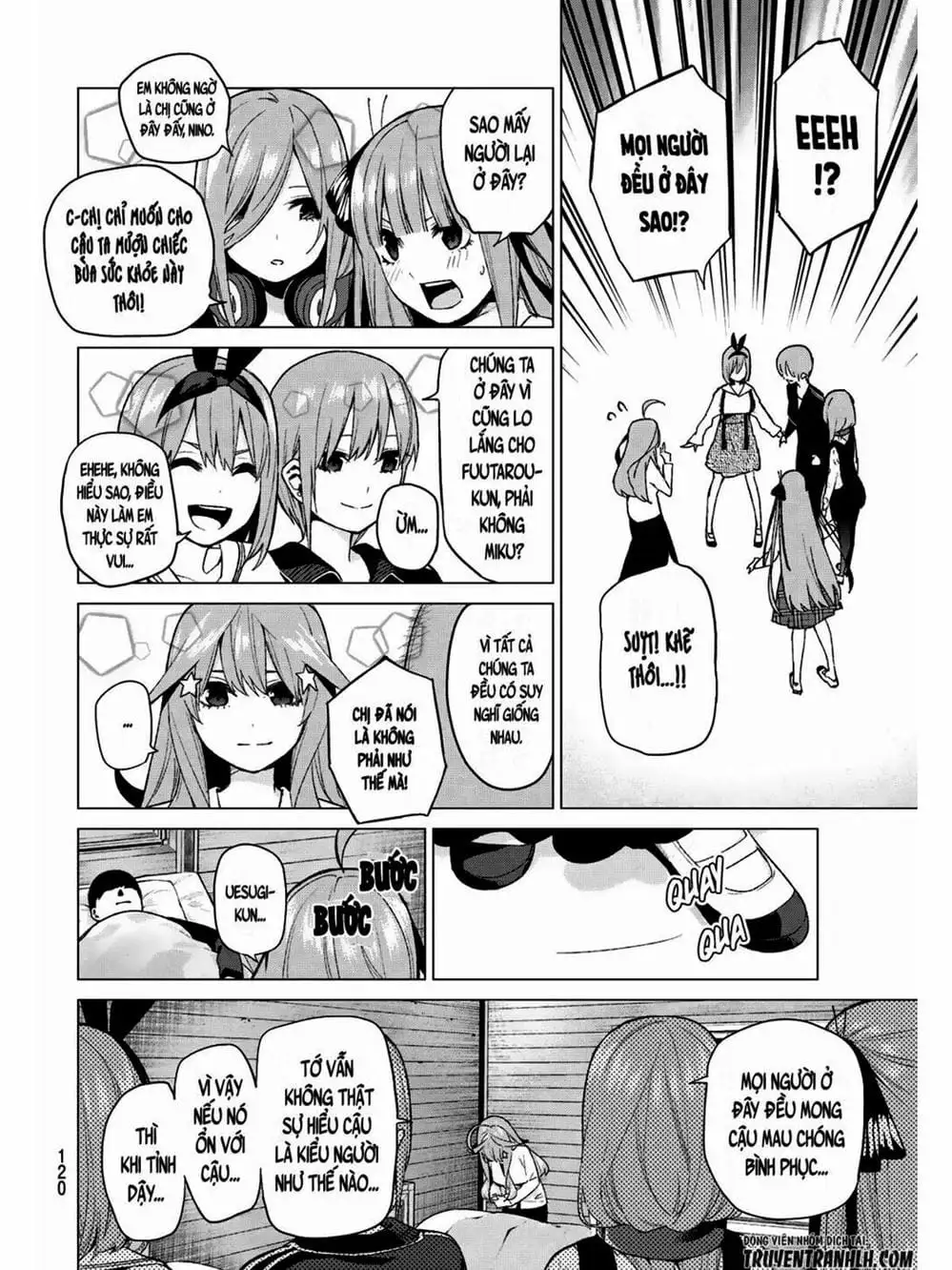 Truyện Tranh Nhà Có 5 Nàng Dâu - Gotoubun No Hanayome trang 6