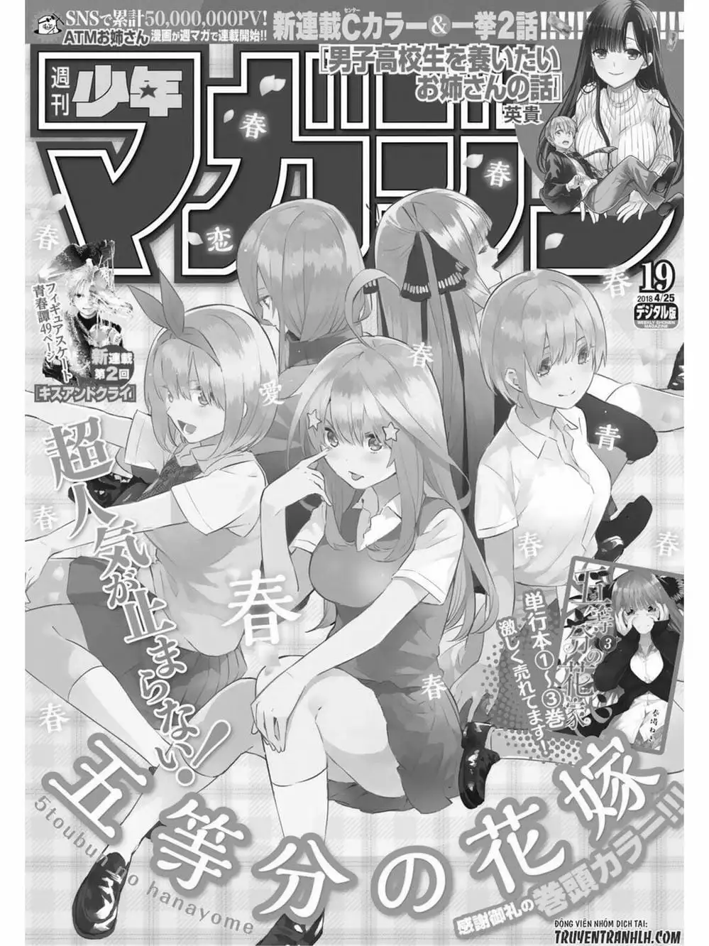 Truyện Tranh Nhà Có 5 Nàng Dâu - Gotoubun No Hanayome trang 6