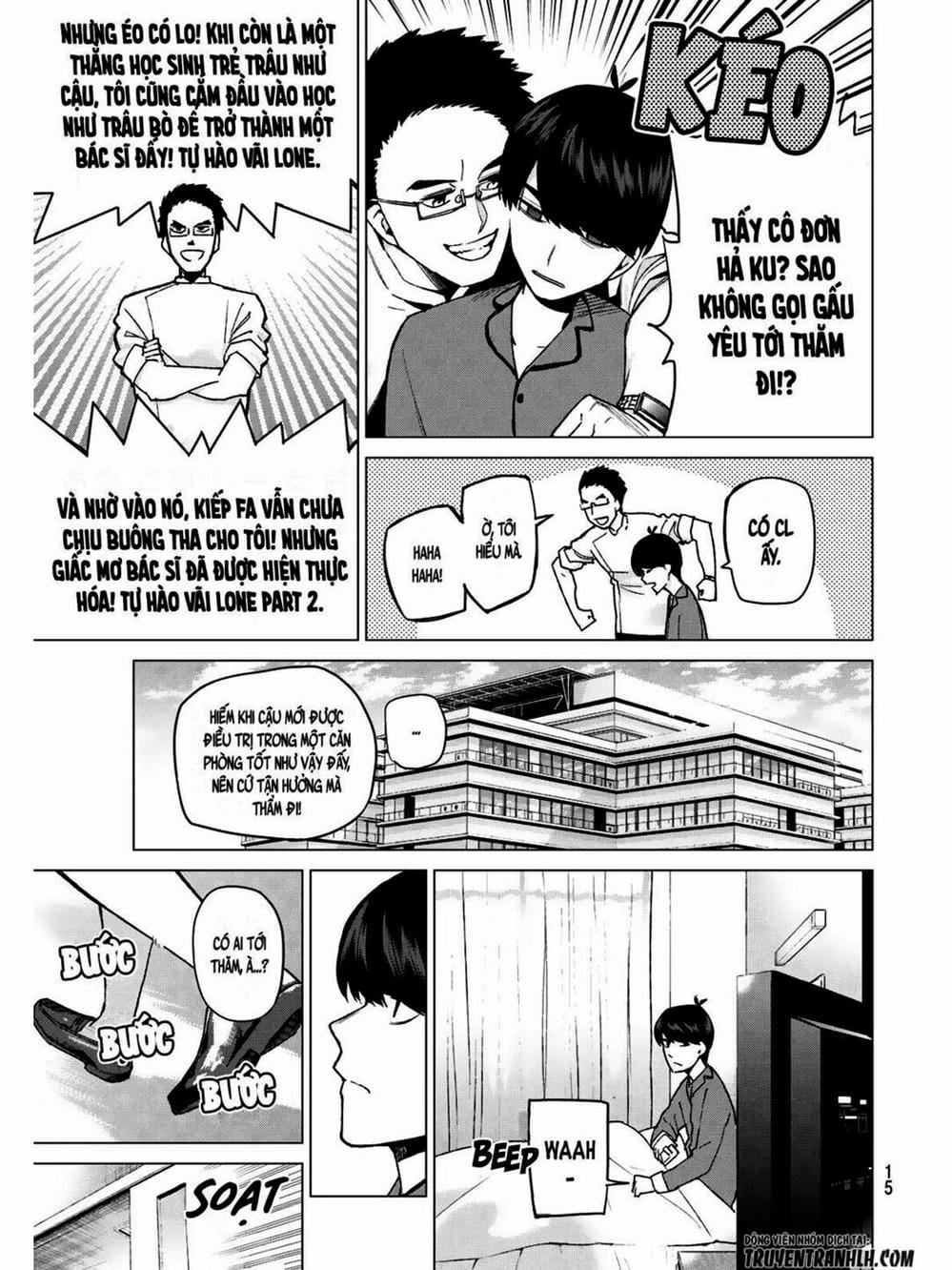 Truyện Tranh Nhà Có 5 Nàng Dâu - Gotoubun No Hanayome trang 6