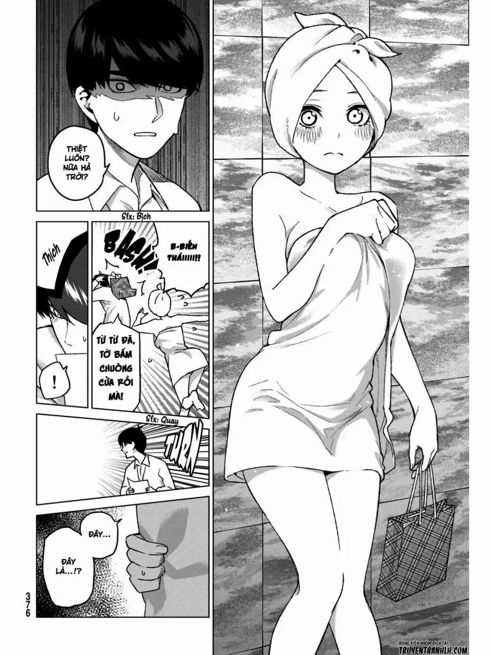 Truyện Tranh Nhà Có 5 Nàng Dâu - Gotoubun No Hanayome trang 6