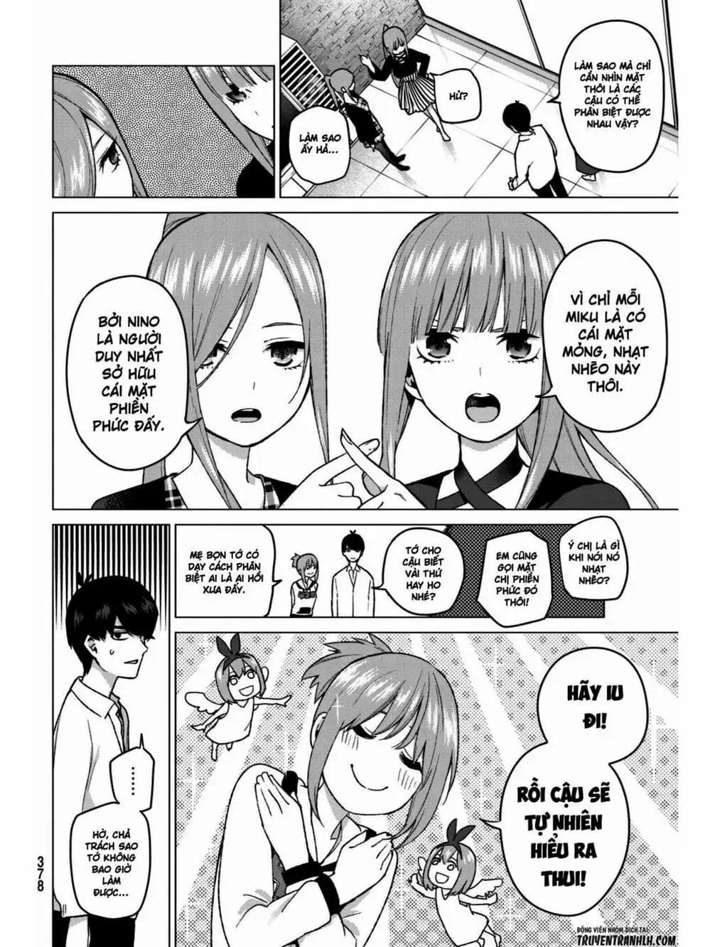 Truyện Tranh Nhà Có 5 Nàng Dâu - Gotoubun No Hanayome trang 6