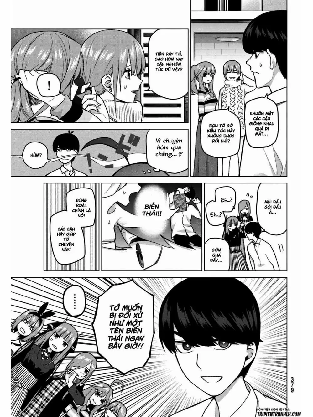 Truyện Tranh Nhà Có 5 Nàng Dâu - Gotoubun No Hanayome trang 6