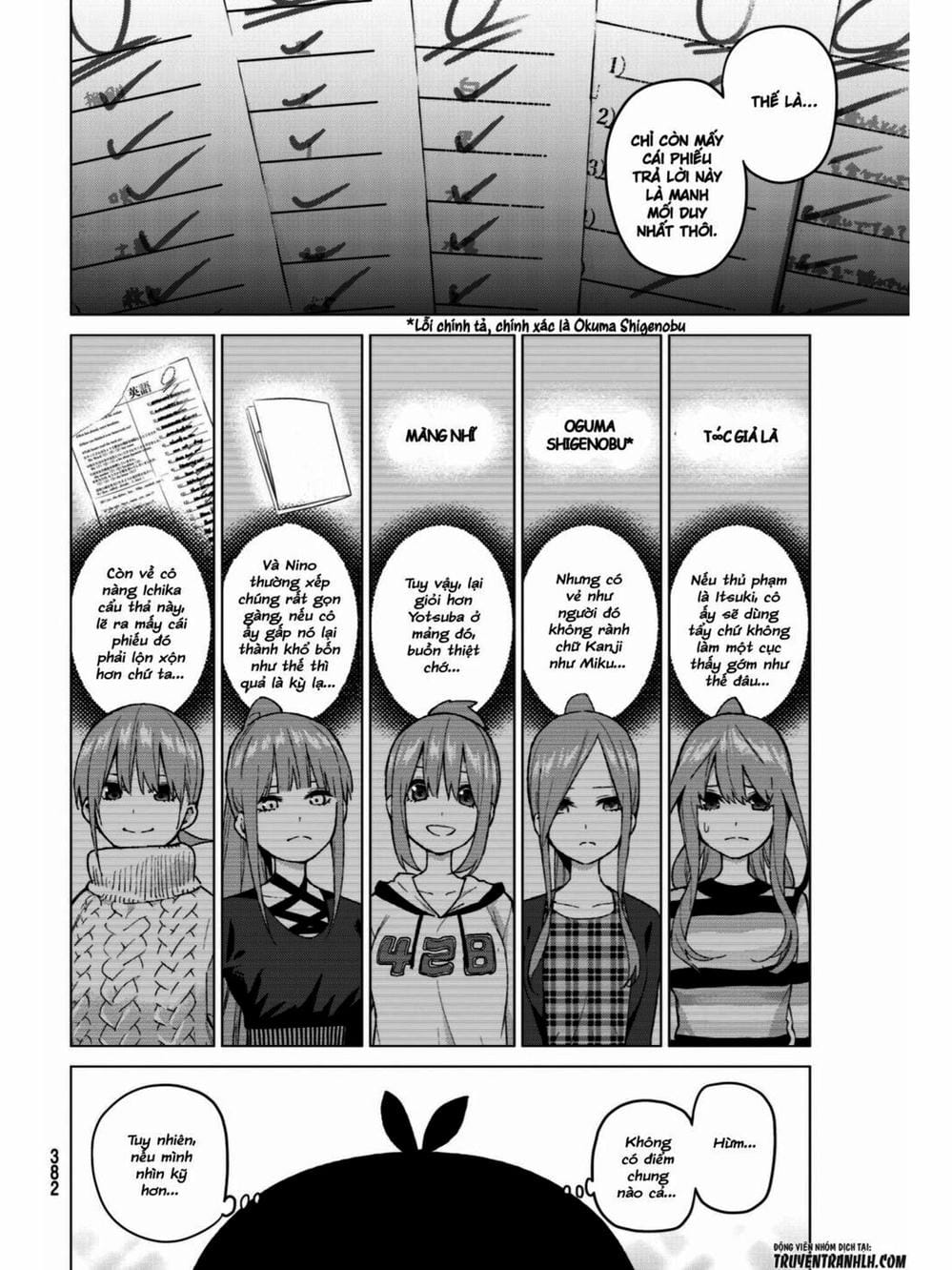 Truyện Tranh Nhà Có 5 Nàng Dâu - Gotoubun No Hanayome trang 6