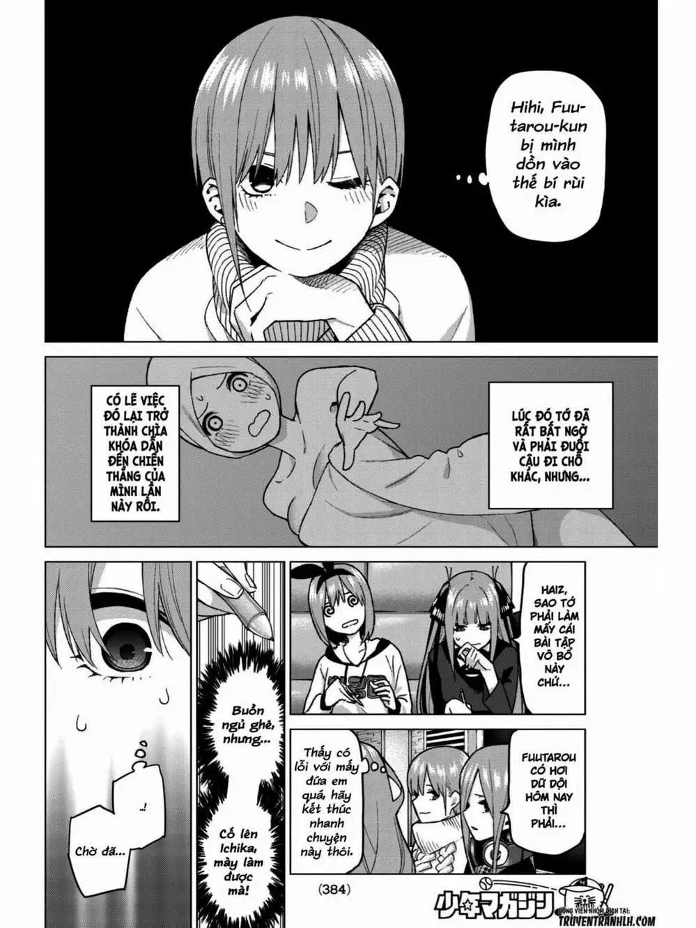 Truyện Tranh Nhà Có 5 Nàng Dâu - Gotoubun No Hanayome trang 6