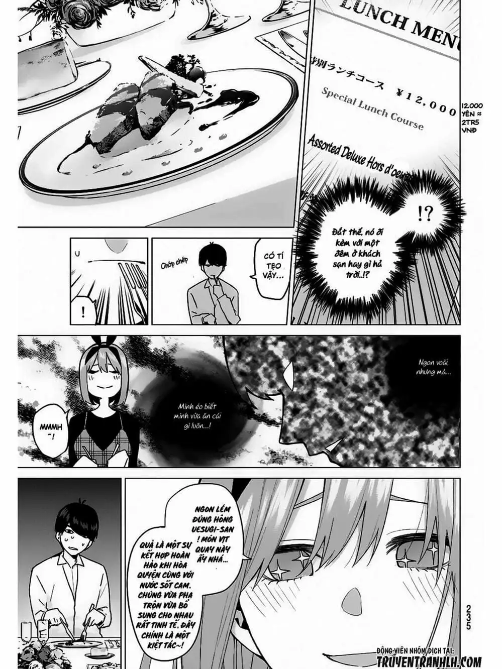 Truyện Tranh Nhà Có 5 Nàng Dâu - Gotoubun No Hanayome trang 6