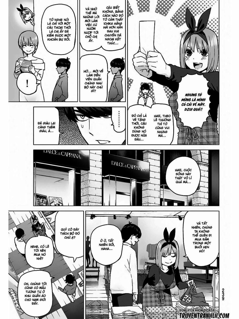 Truyện Tranh Nhà Có 5 Nàng Dâu - Gotoubun No Hanayome trang 6