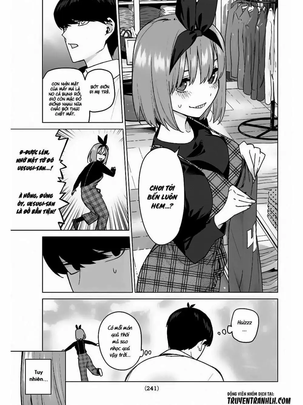 Truyện Tranh Nhà Có 5 Nàng Dâu - Gotoubun No Hanayome trang 6