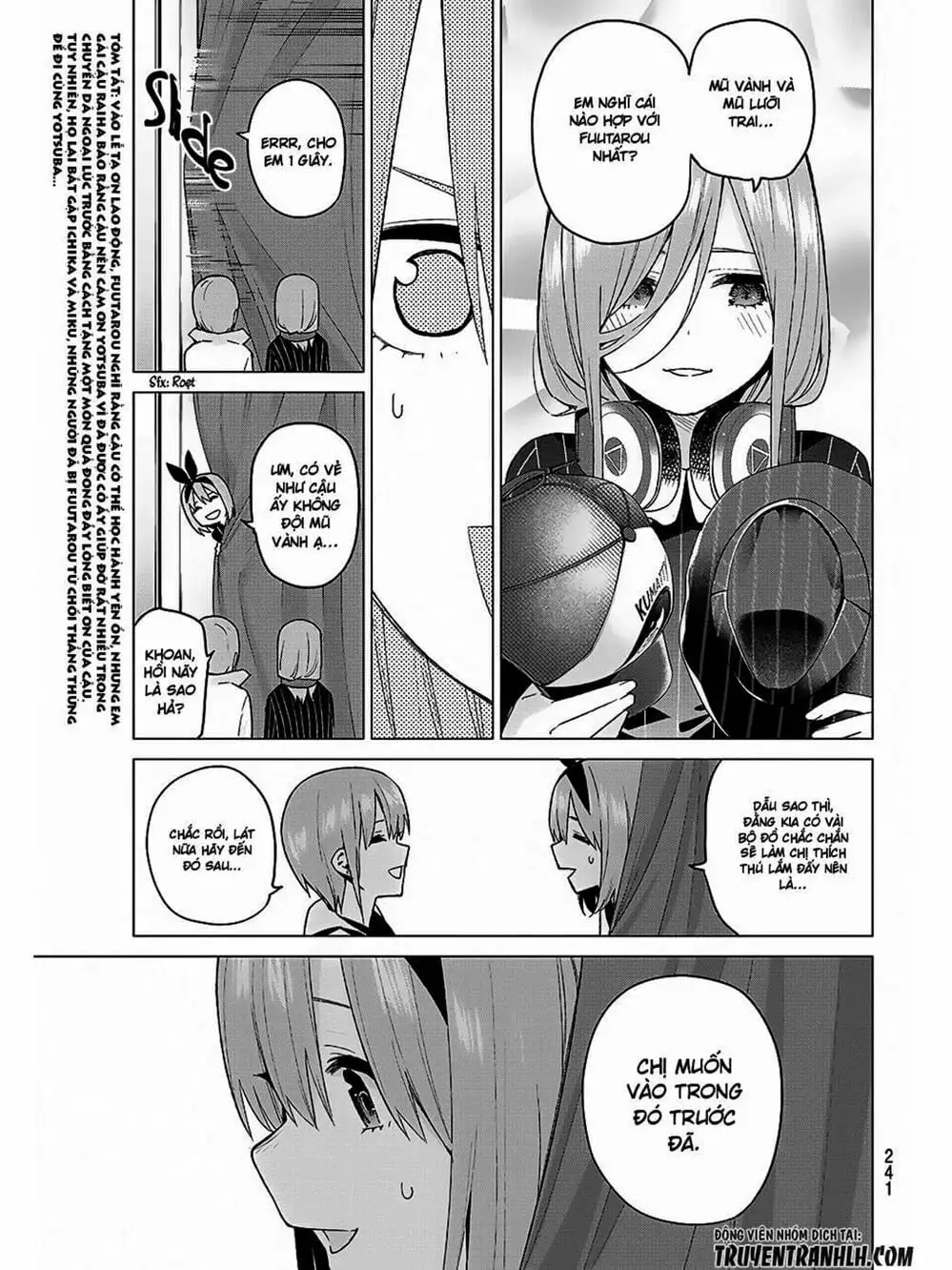 Truyện Tranh Nhà Có 5 Nàng Dâu - Gotoubun No Hanayome trang 6