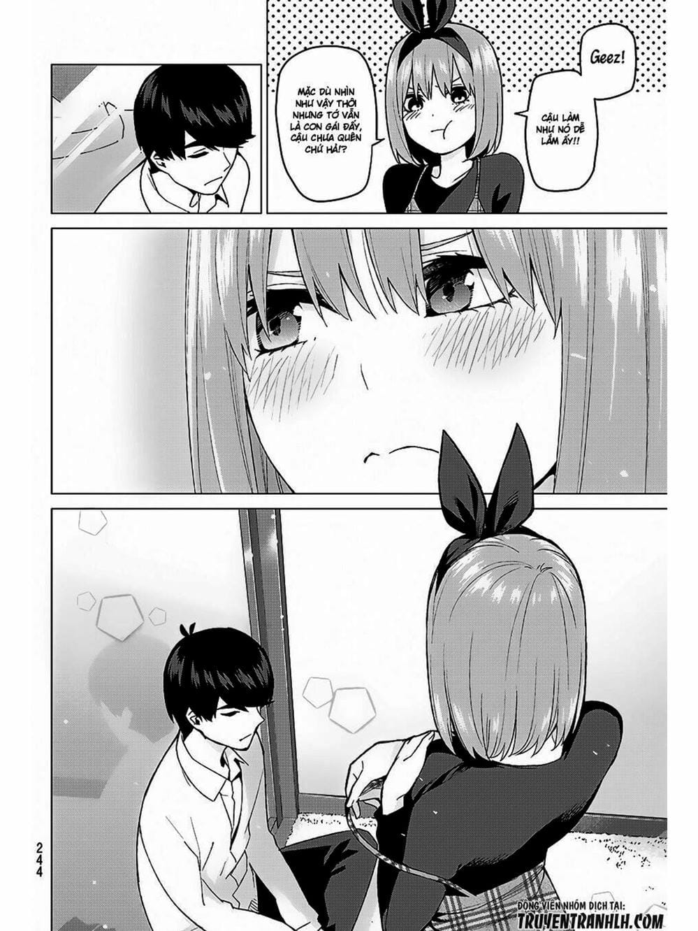 Truyện Tranh Nhà Có 5 Nàng Dâu - Gotoubun No Hanayome trang 6