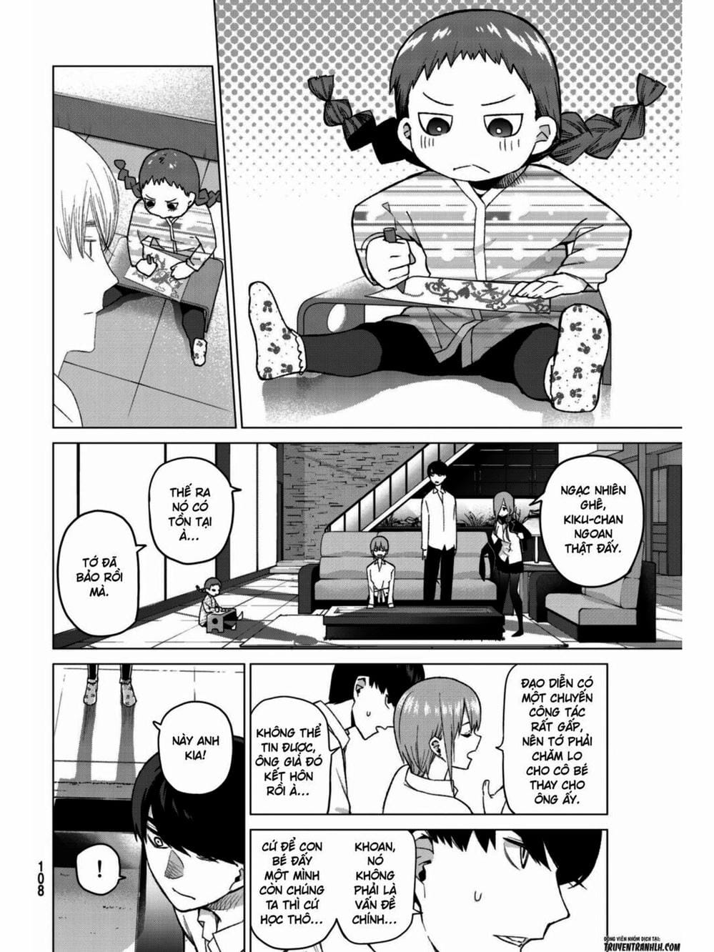 Truyện Tranh Nhà Có 5 Nàng Dâu - Gotoubun No Hanayome trang 6