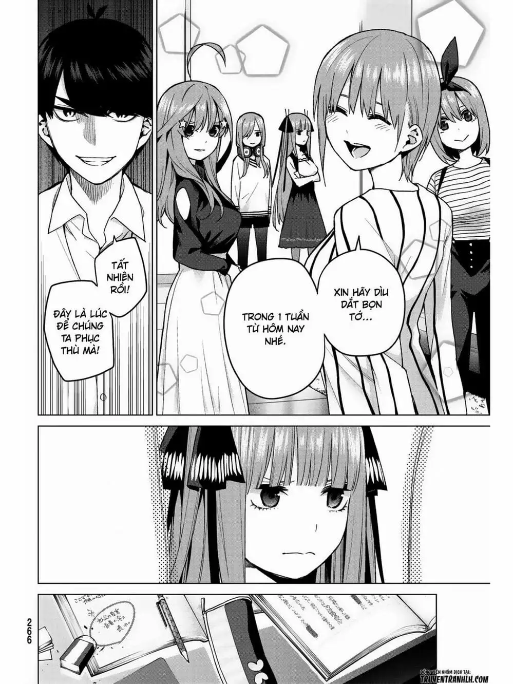 Truyện Tranh Nhà Có 5 Nàng Dâu - Gotoubun No Hanayome trang 6