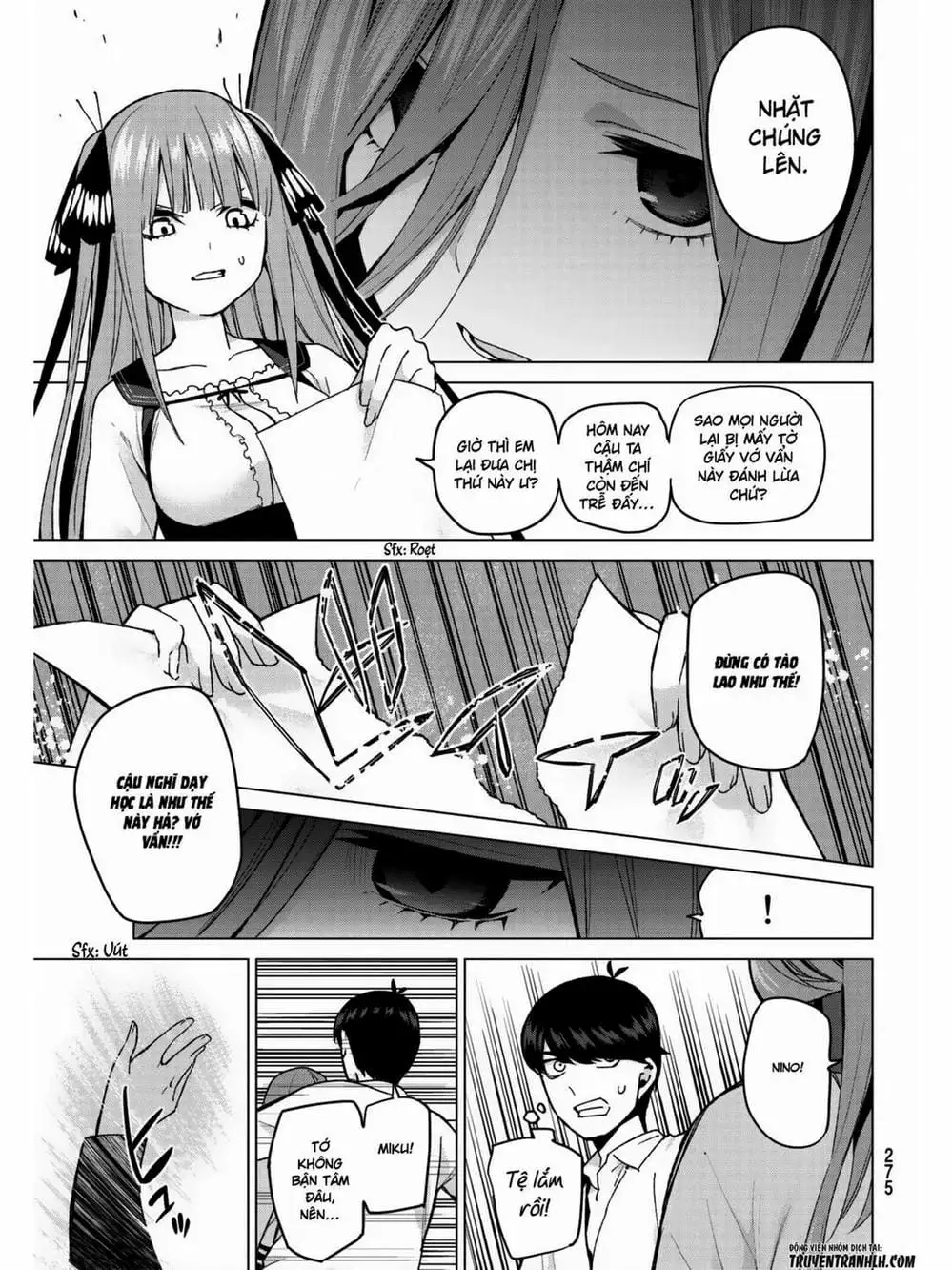 Truyện Tranh Nhà Có 5 Nàng Dâu - Gotoubun No Hanayome trang 6