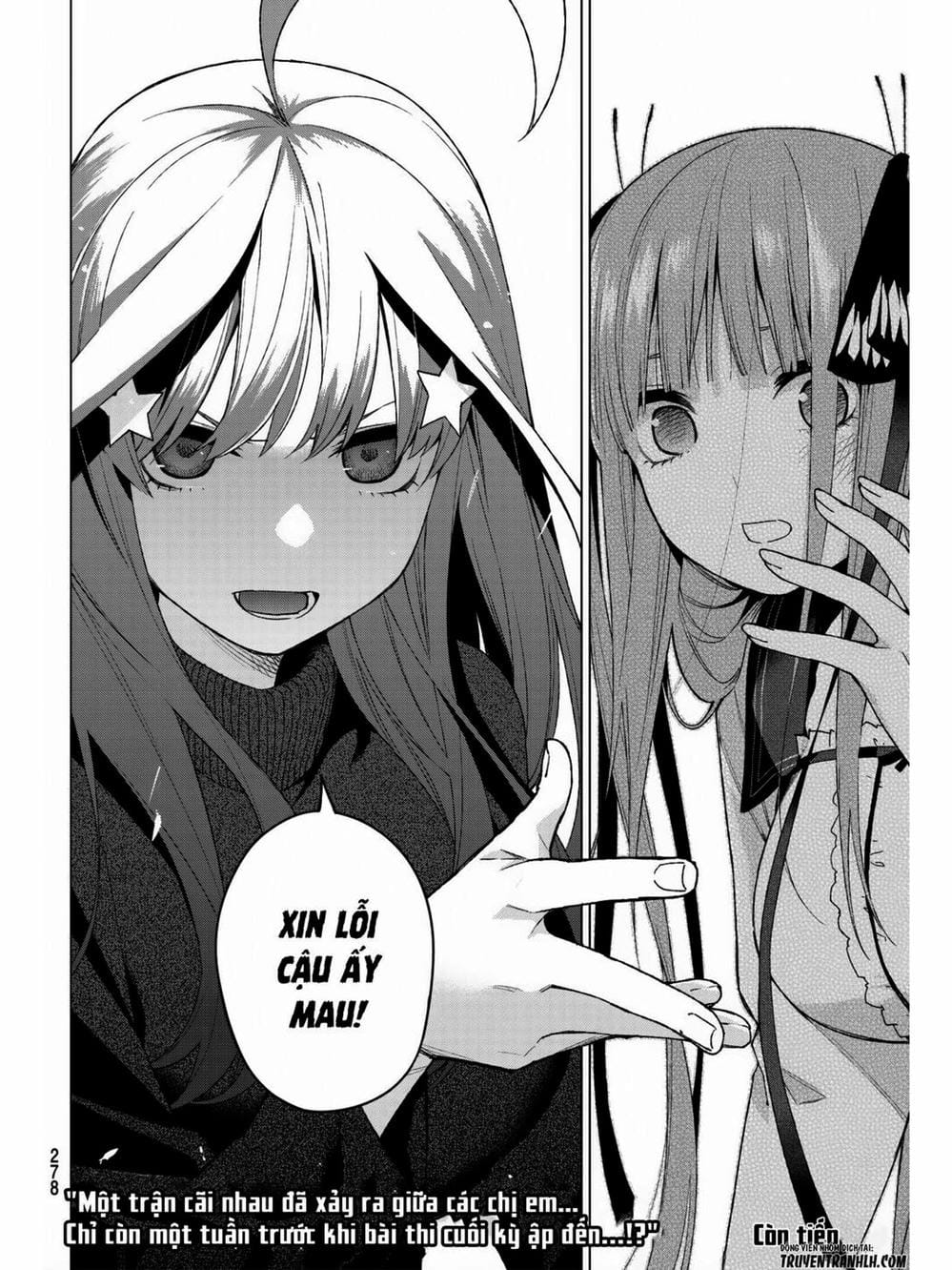 Truyện Tranh Nhà Có 5 Nàng Dâu - Gotoubun No Hanayome trang 6