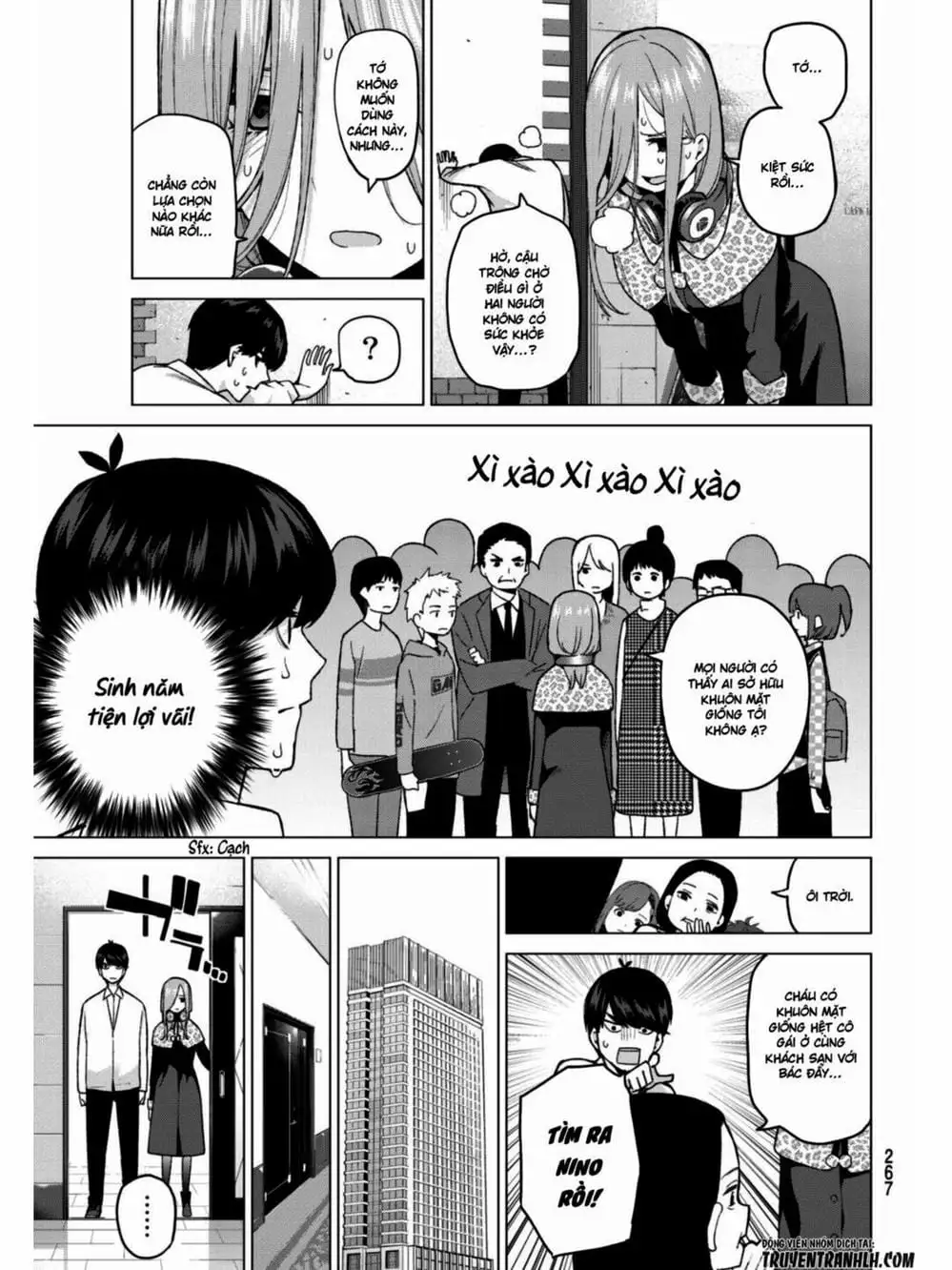 Truyện Tranh Nhà Có 5 Nàng Dâu - Gotoubun No Hanayome trang 6