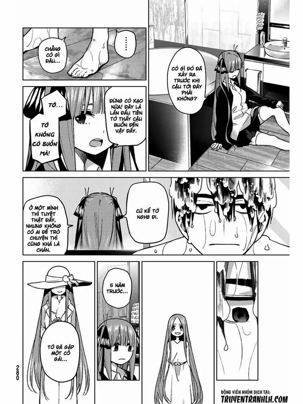 Truyện Tranh Nhà Có 5 Nàng Dâu - Gotoubun No Hanayome trang 6