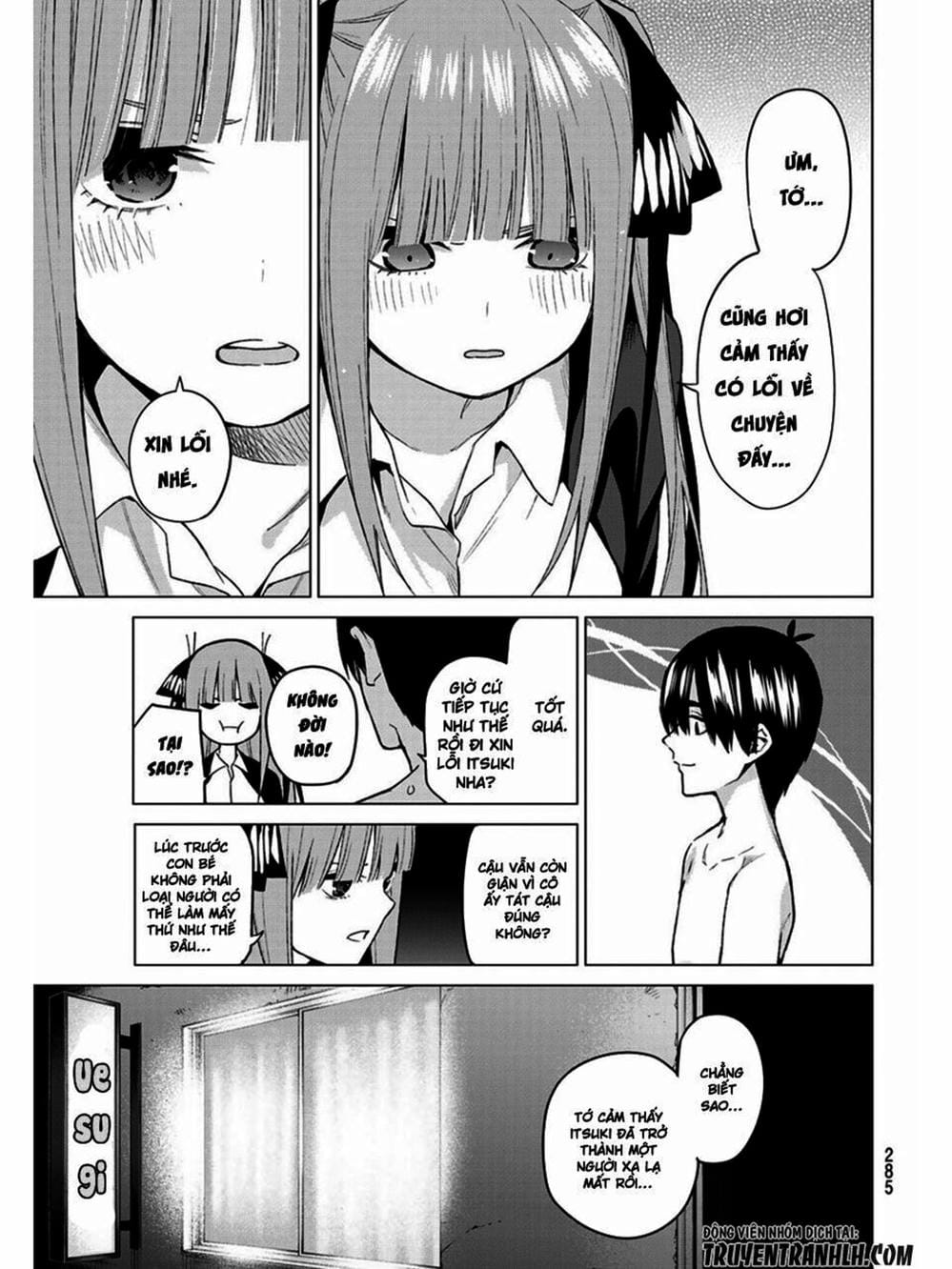 Truyện Tranh Nhà Có 5 Nàng Dâu - Gotoubun No Hanayome trang 6