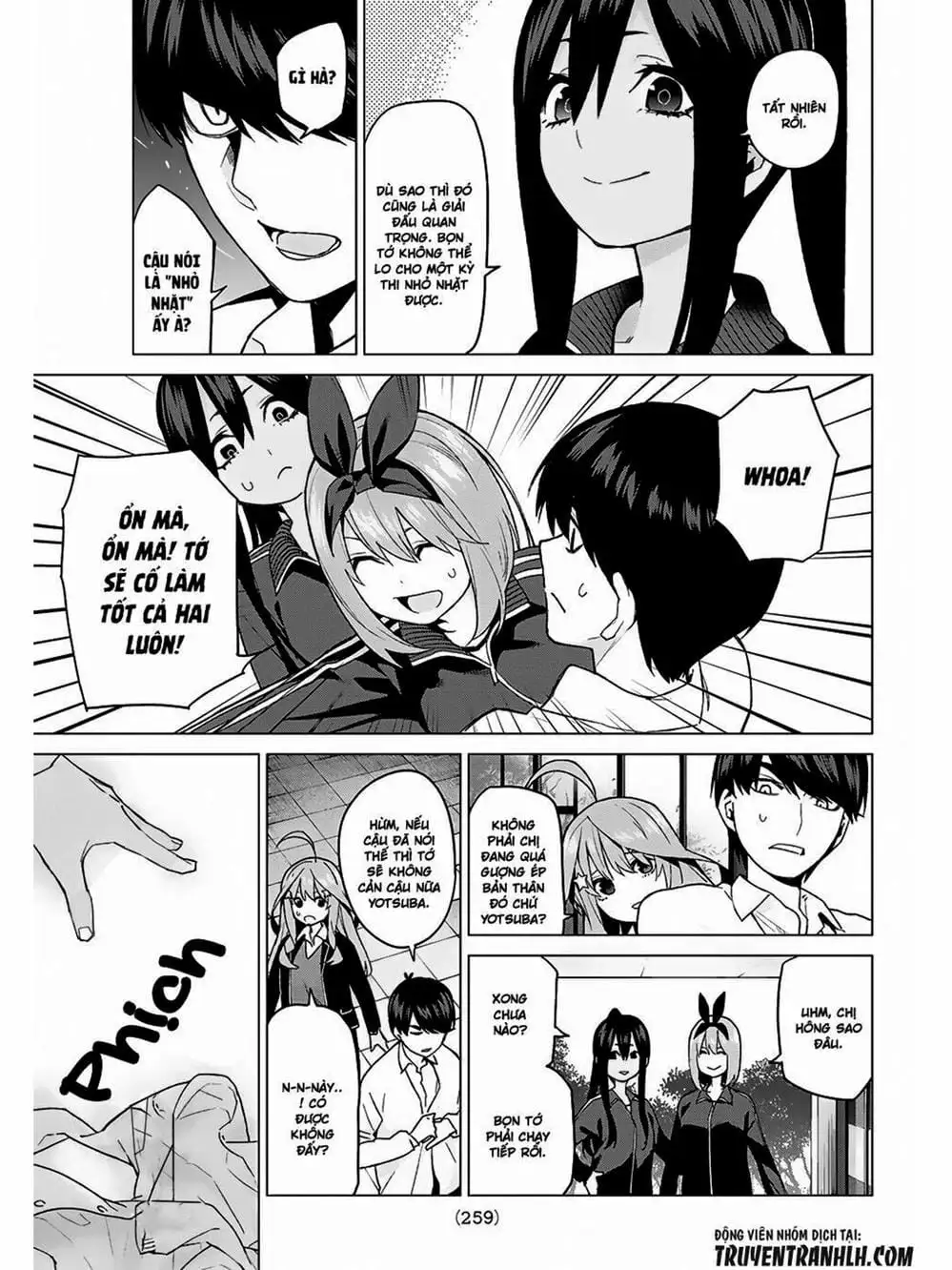 Truyện Tranh Nhà Có 5 Nàng Dâu - Gotoubun No Hanayome trang 6