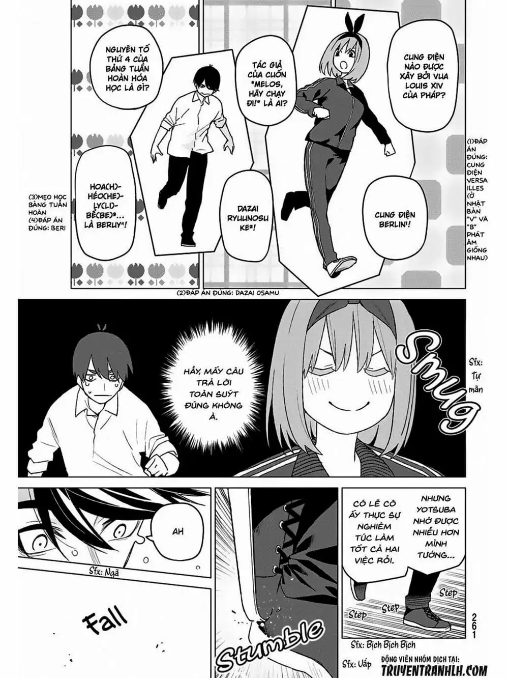 Truyện Tranh Nhà Có 5 Nàng Dâu - Gotoubun No Hanayome trang 6