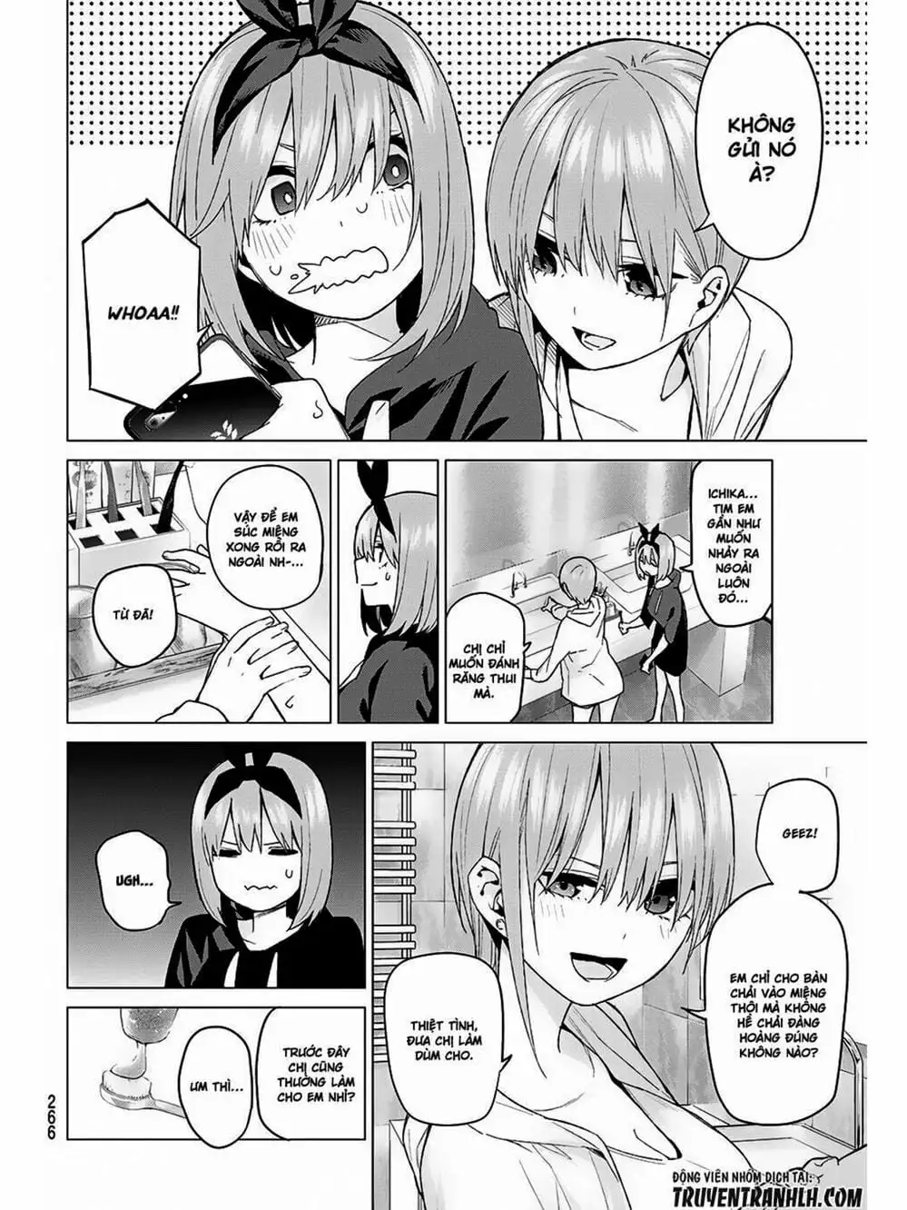 Truyện Tranh Nhà Có 5 Nàng Dâu - Gotoubun No Hanayome trang 6