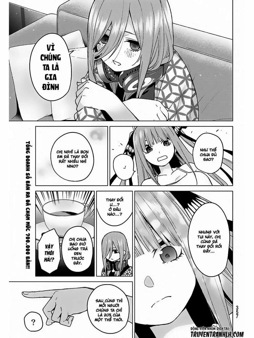 Truyện Tranh Nhà Có 5 Nàng Dâu - Gotoubun No Hanayome trang 6