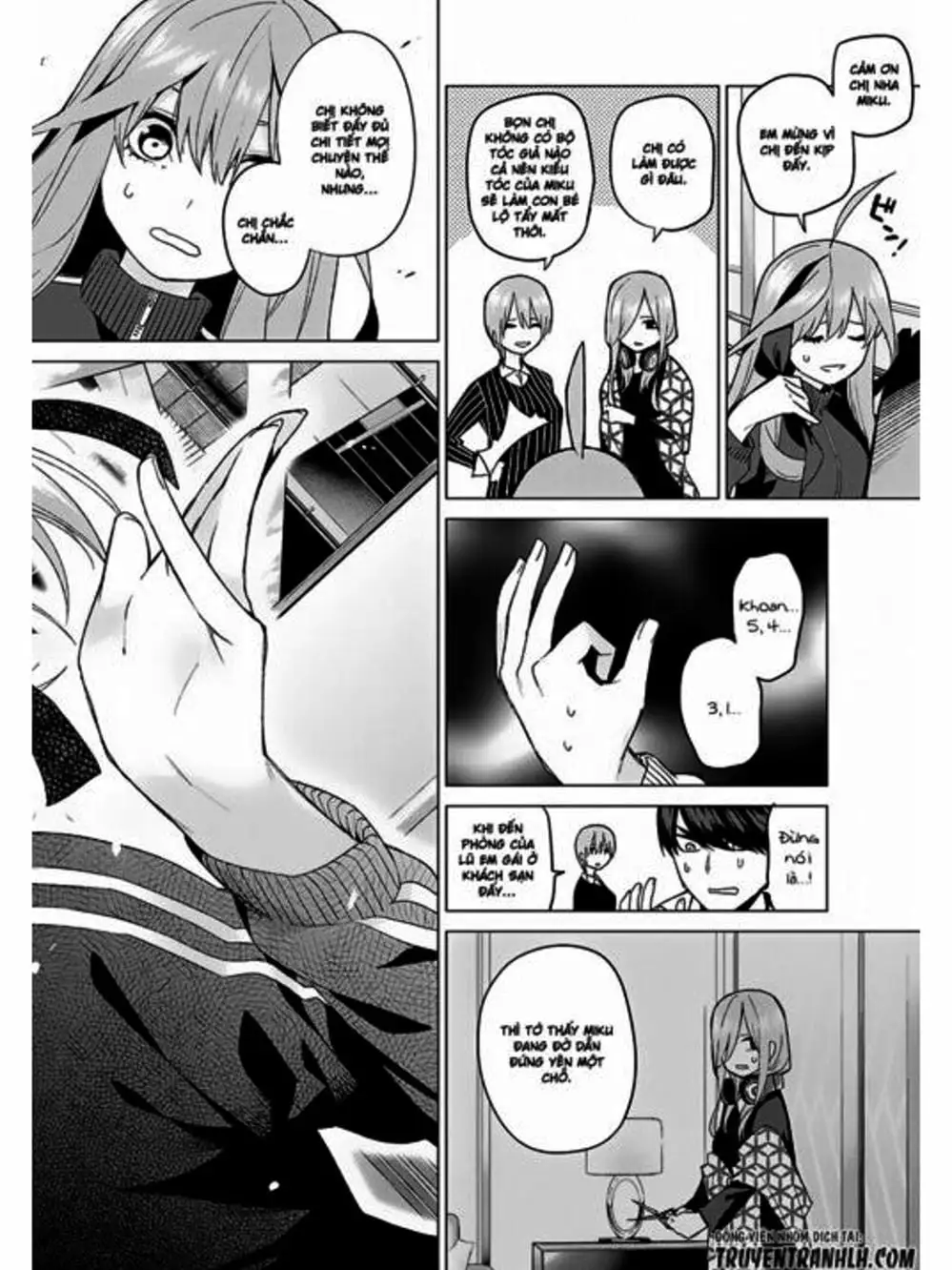 Truyện Tranh Nhà Có 5 Nàng Dâu - Gotoubun No Hanayome trang 6