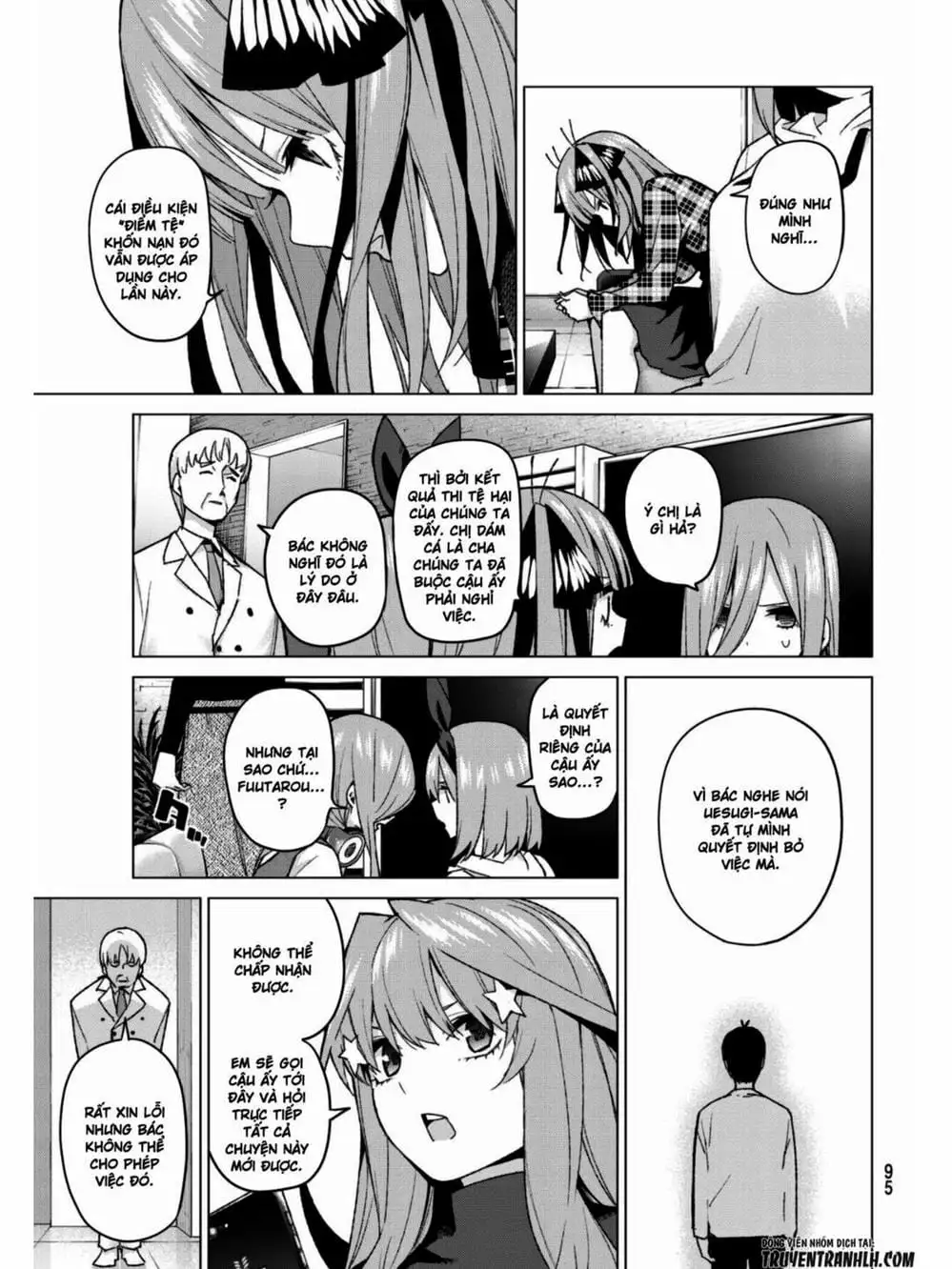 Truyện Tranh Nhà Có 5 Nàng Dâu - Gotoubun No Hanayome trang 6