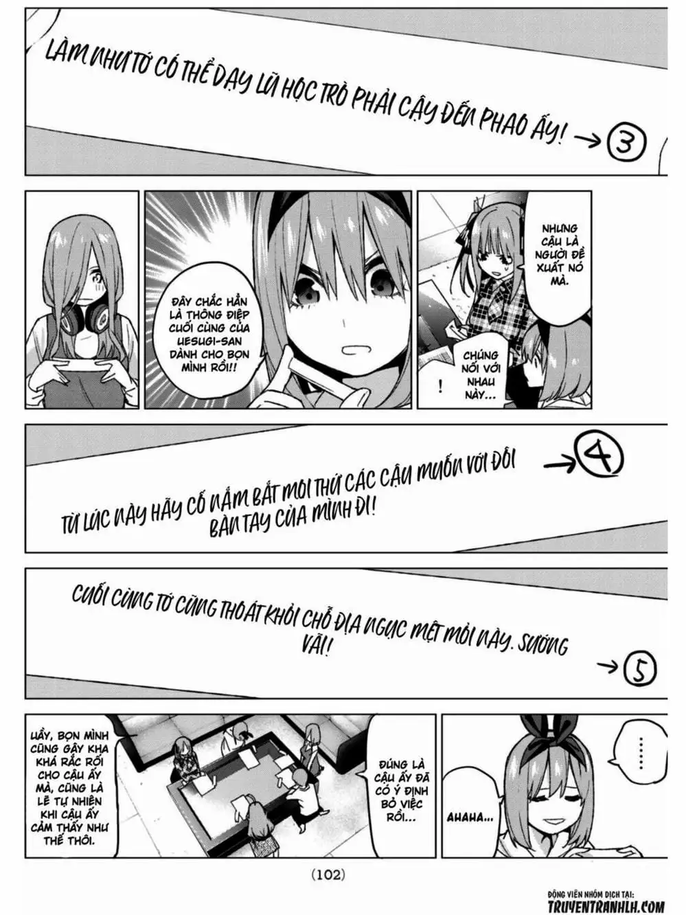 Truyện Tranh Nhà Có 5 Nàng Dâu - Gotoubun No Hanayome trang 6