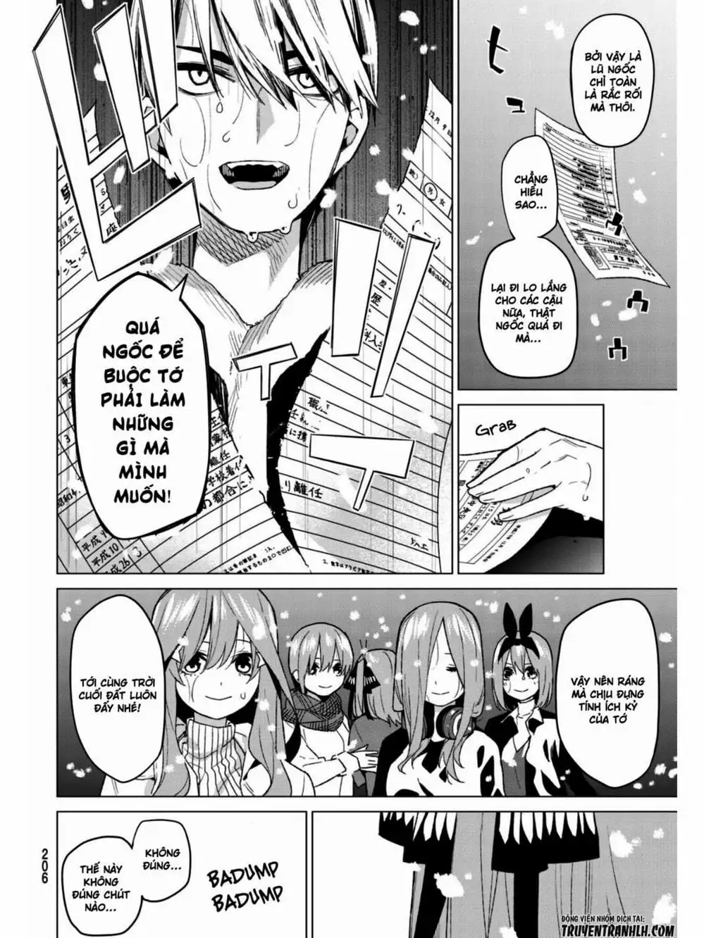 Truyện Tranh Nhà Có 5 Nàng Dâu - Gotoubun No Hanayome trang 6