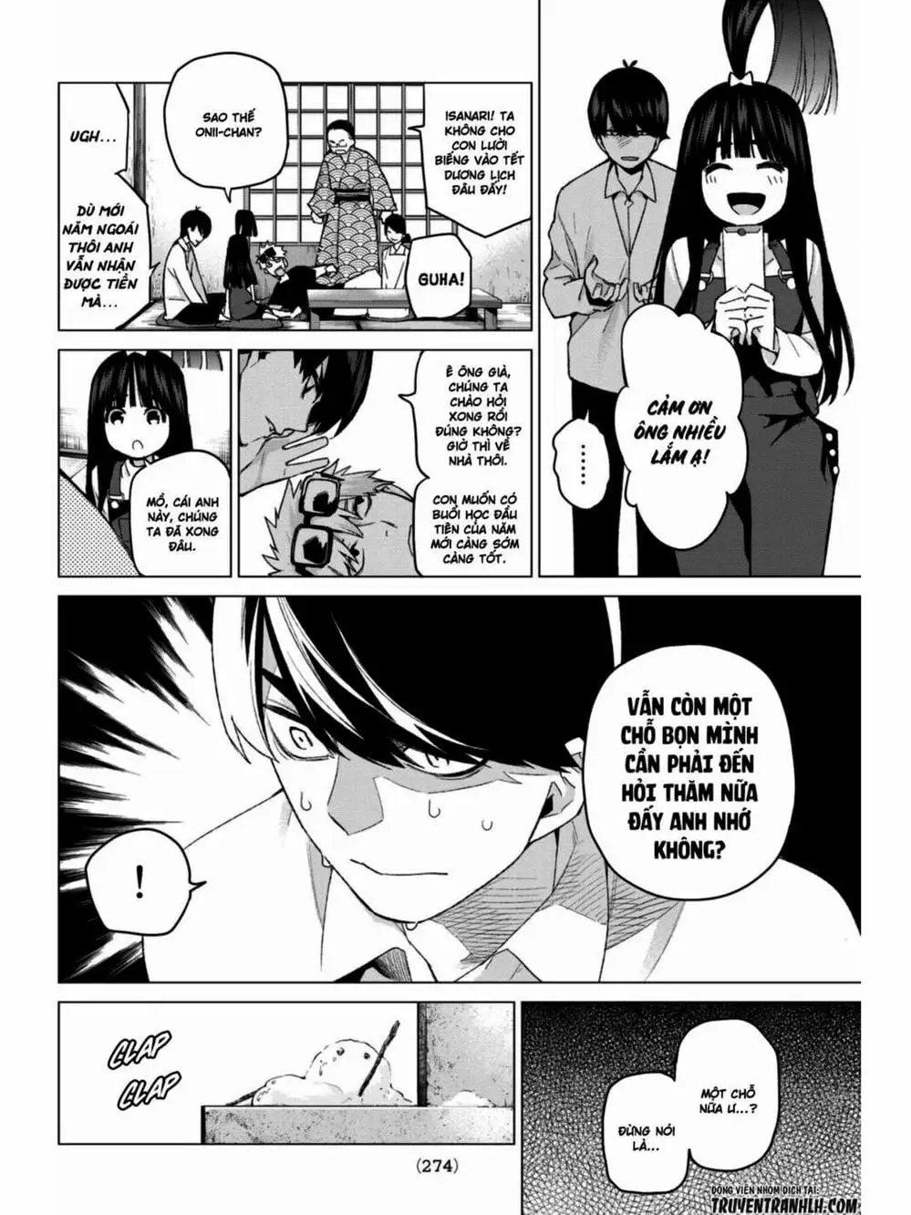 Truyện Tranh Nhà Có 5 Nàng Dâu - Gotoubun No Hanayome trang 6