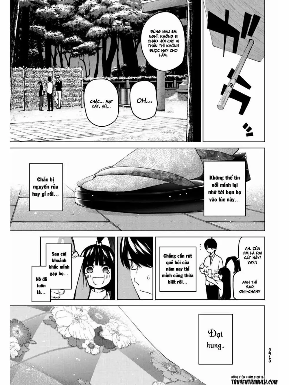 Truyện Tranh Nhà Có 5 Nàng Dâu - Gotoubun No Hanayome trang 6