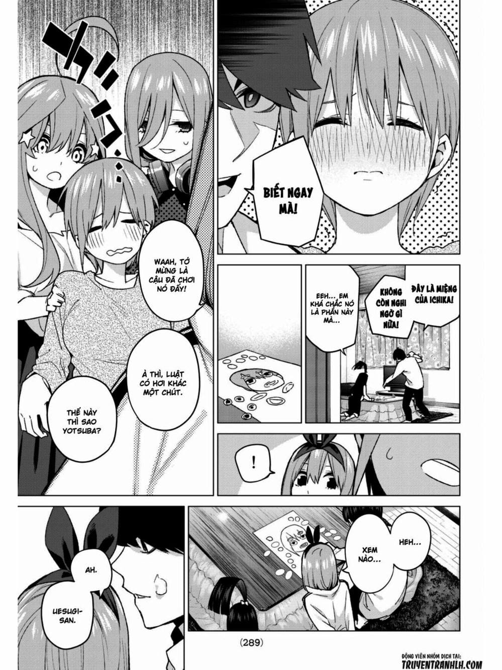 Truyện Tranh Nhà Có 5 Nàng Dâu - Gotoubun No Hanayome trang 6