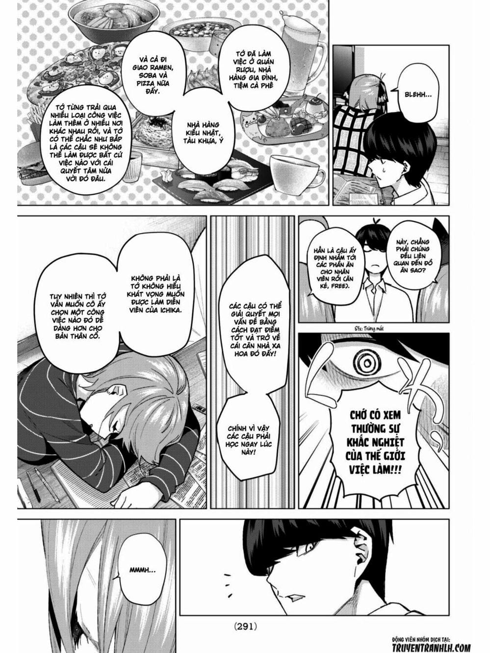 Truyện Tranh Nhà Có 5 Nàng Dâu - Gotoubun No Hanayome trang 6