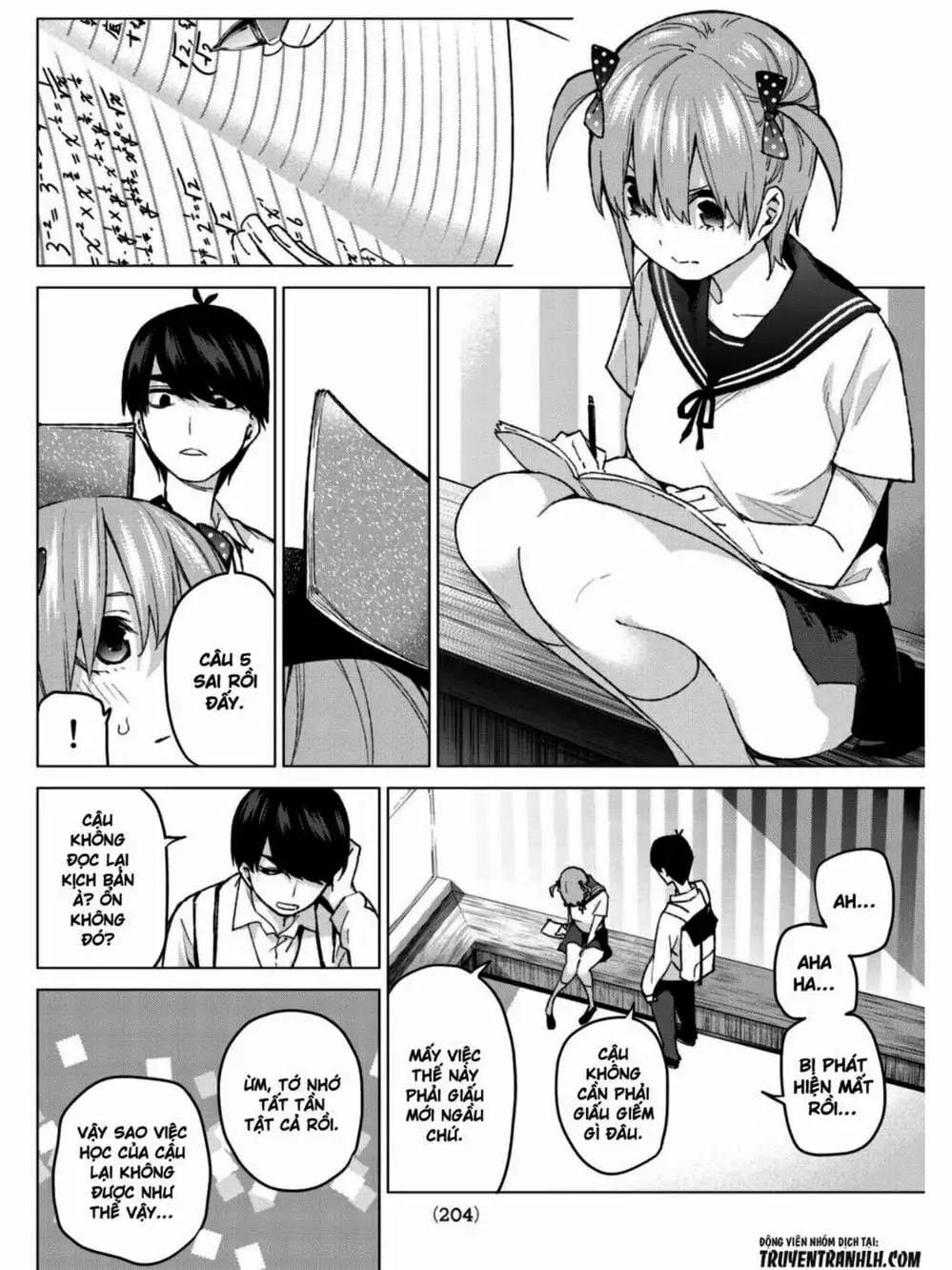 Truyện Tranh Nhà Có 5 Nàng Dâu - Gotoubun No Hanayome trang 6