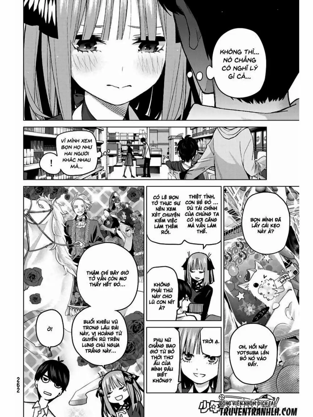 Truyện Tranh Nhà Có 5 Nàng Dâu - Gotoubun No Hanayome trang 6