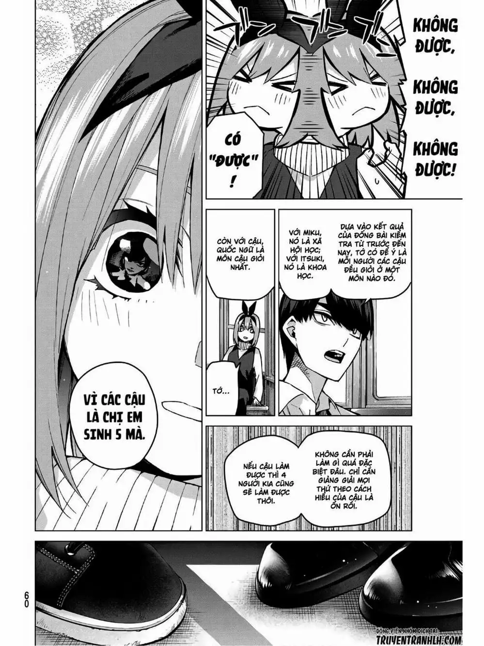 Truyện Tranh Nhà Có 5 Nàng Dâu - Gotoubun No Hanayome trang 6