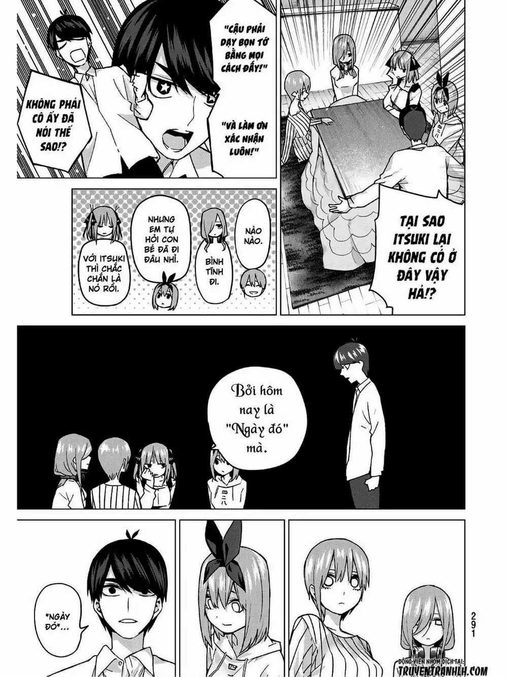 Truyện Tranh Nhà Có 5 Nàng Dâu - Gotoubun No Hanayome trang 6