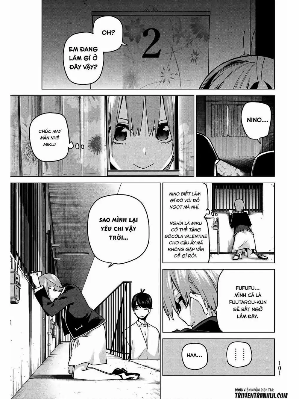 Truyện Tranh Nhà Có 5 Nàng Dâu - Gotoubun No Hanayome trang 6