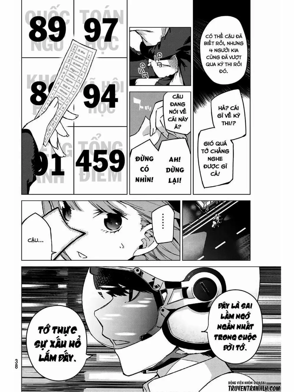 Truyện Tranh Nhà Có 5 Nàng Dâu - Gotoubun No Hanayome trang 6