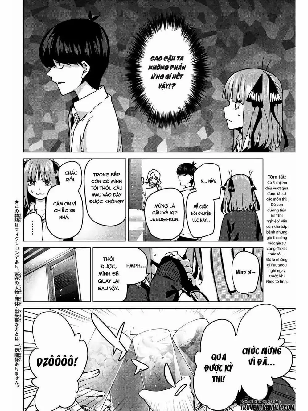 Truyện Tranh Nhà Có 5 Nàng Dâu - Gotoubun No Hanayome trang 6