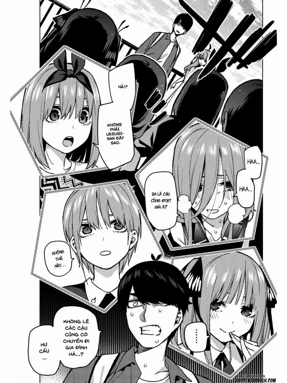 Truyện Tranh Nhà Có 5 Nàng Dâu - Gotoubun No Hanayome trang 6