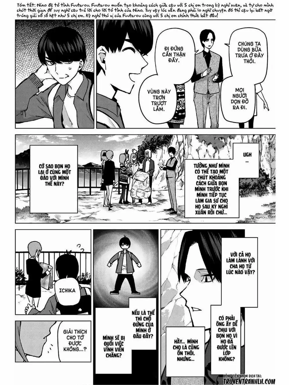 Truyện Tranh Nhà Có 5 Nàng Dâu - Gotoubun No Hanayome trang 6