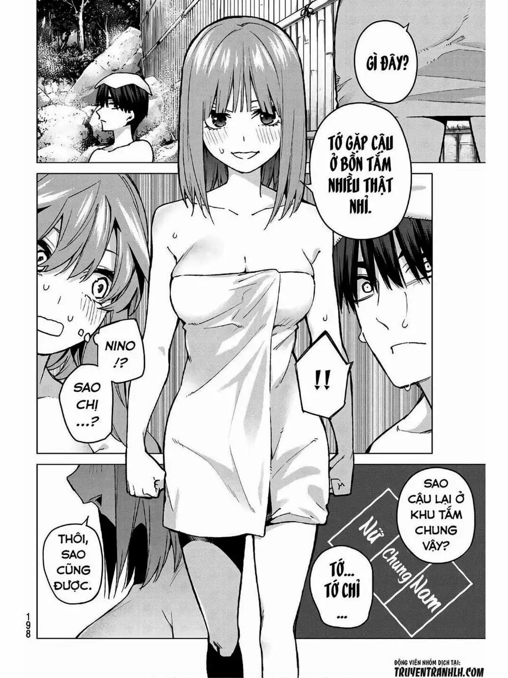 Truyện Tranh Nhà Có 5 Nàng Dâu - Gotoubun No Hanayome trang 6